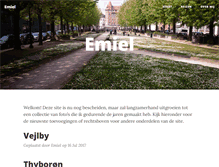 Tablet Screenshot of emielhollander.nl